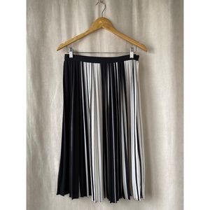 Topshop Flowy Pleated Accordion Midi Skirt